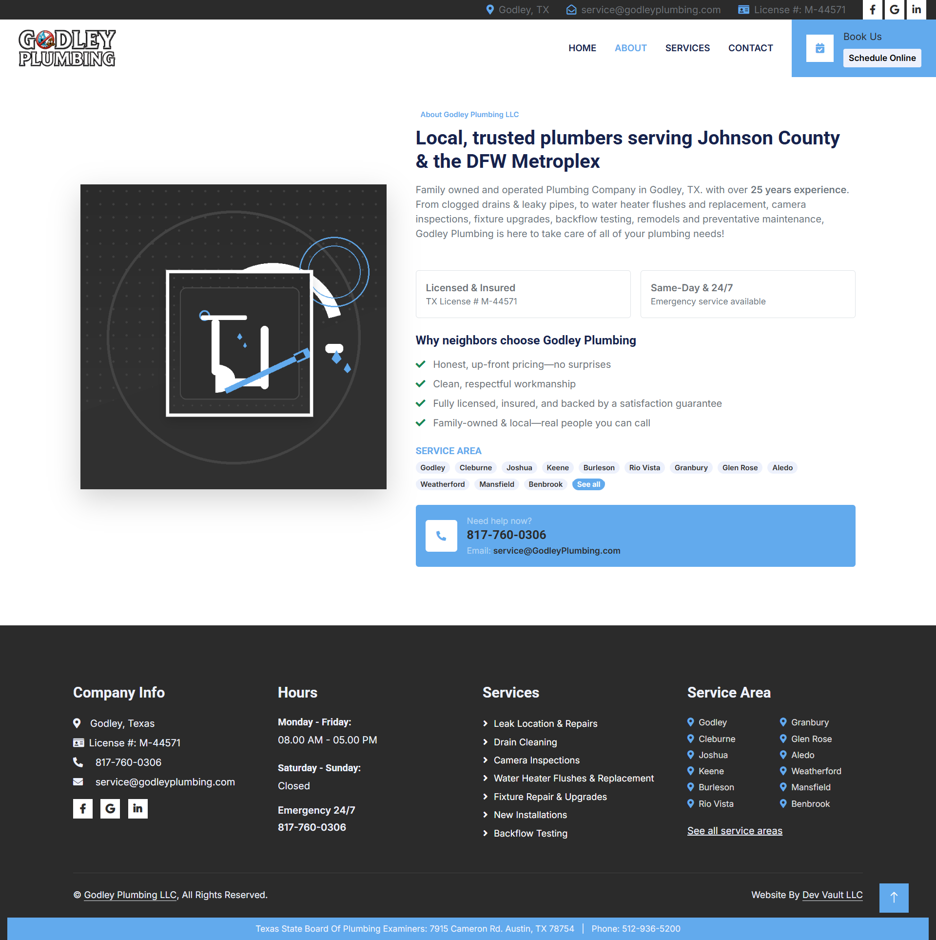 About Godley Plumbing